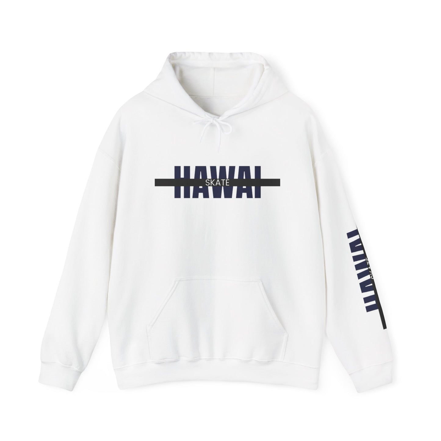 Hawaii Skate Hoodie - Cozy Unisex Heavy Blend Sweatshirt, Perfect for Beach Days, Skateboarding, Casual Outings, Gift Idea