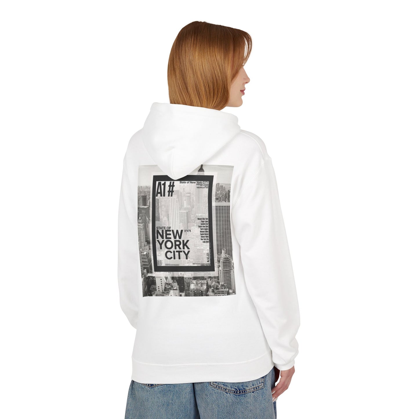 Happy Vibes Unisex Fleece Hoodie - Smiley Face Design