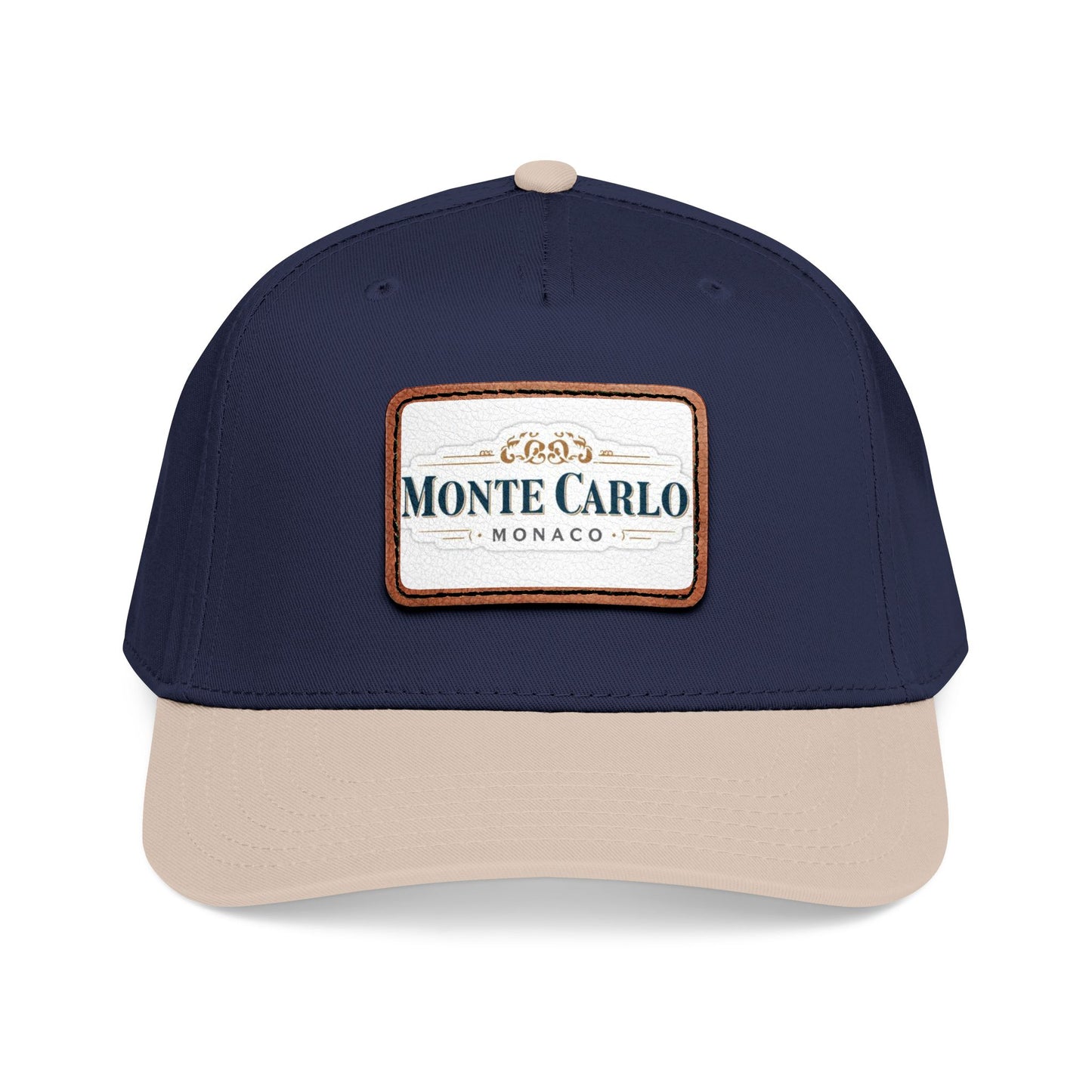 Monte Carlo Leather Patch Baseball Cap