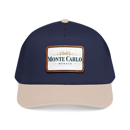 Monte Carlo Leather Patch Baseball Cap
