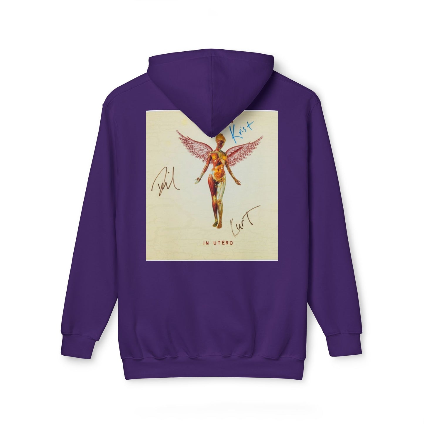 Kurt Cobain Inspired Unisex Hooded Sweatshirt - Alternative Music Apparel