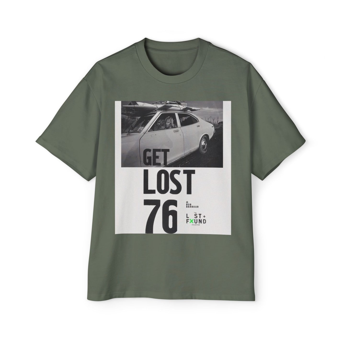 Get Lost 76 Tee — Vintage Car Graphic Oversized T‑Shirt