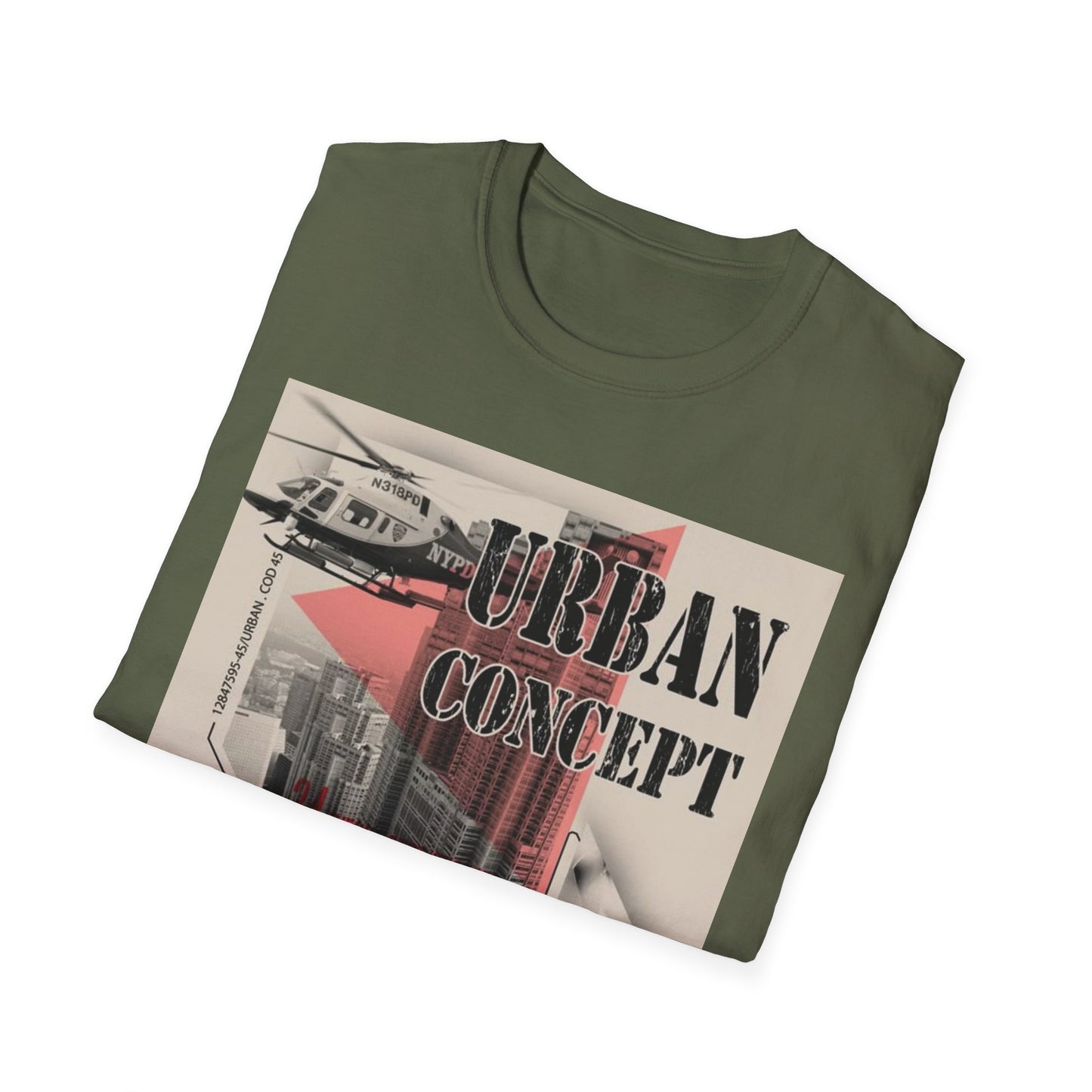 Urban Concept Unisex T-Shirt, Streetwear Tee, Graphic Tee, Casual Fashion, Gift for Him/Her, Trendy Urban Wear