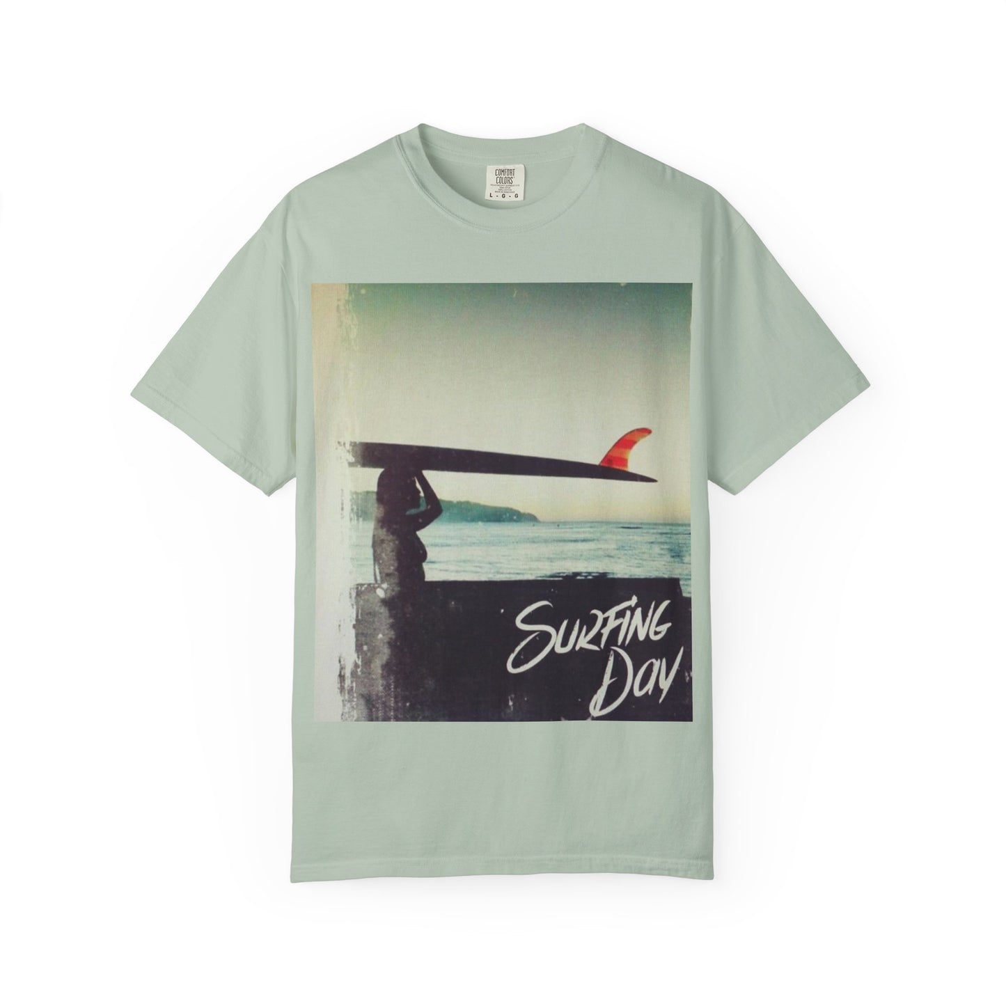 Surfing Day Unisex Tee | Vintage Style T-shirt for Beach Lovers, Summer Vibes, Gift for Surfers, Casual Strolling, Summer Outings