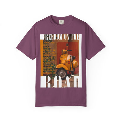 Vintage Vespa 'Freedom on the Road' T-Shirt