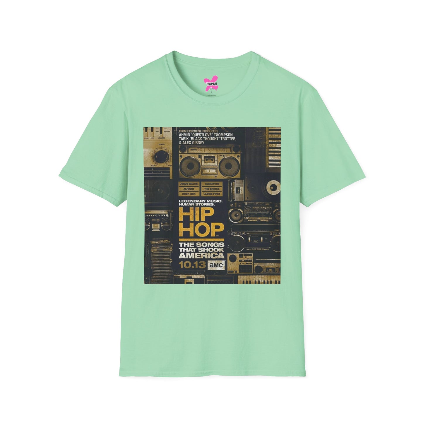 Hip Hop Vibes Unisex T-Shirt, Retro Music Tee, Gift for Music Lovers, Streetwear Style, Festival Shirt, Unisex Graphic Tee