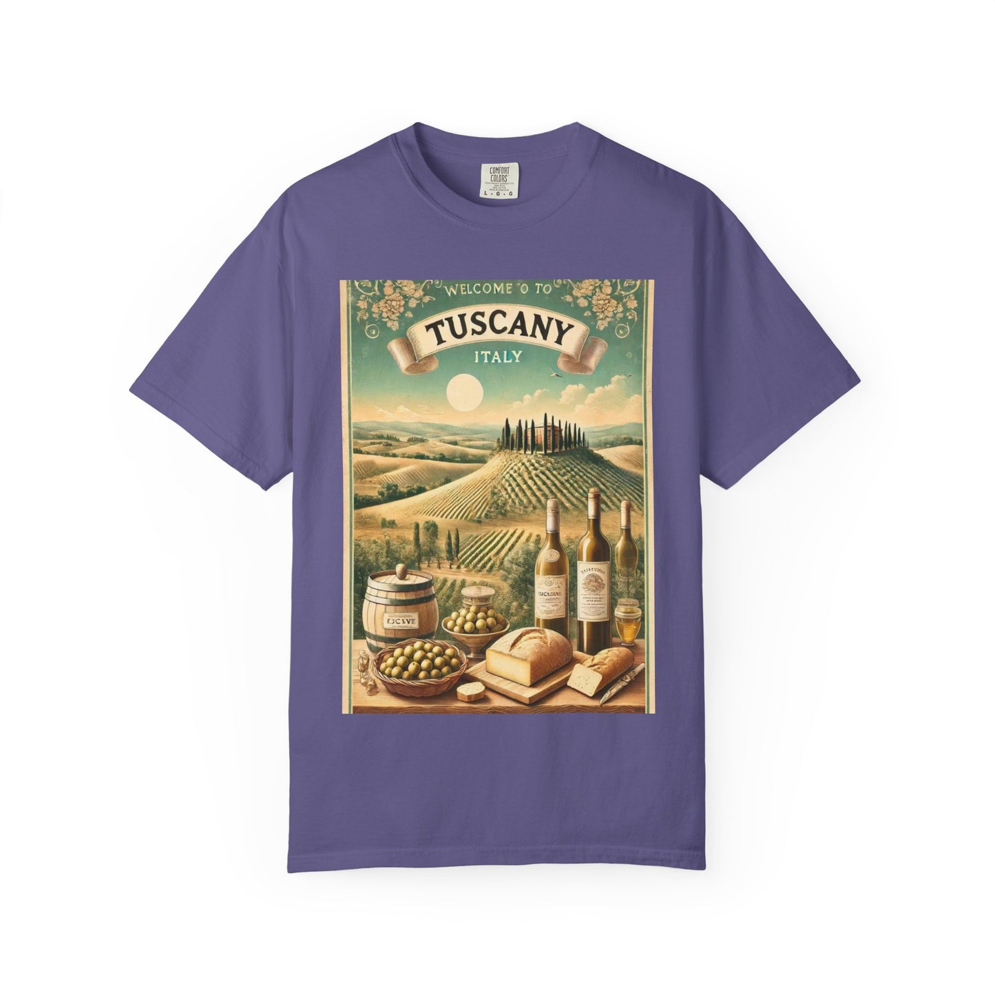 Vintage Tuscany Scene Unisex T-Shirt