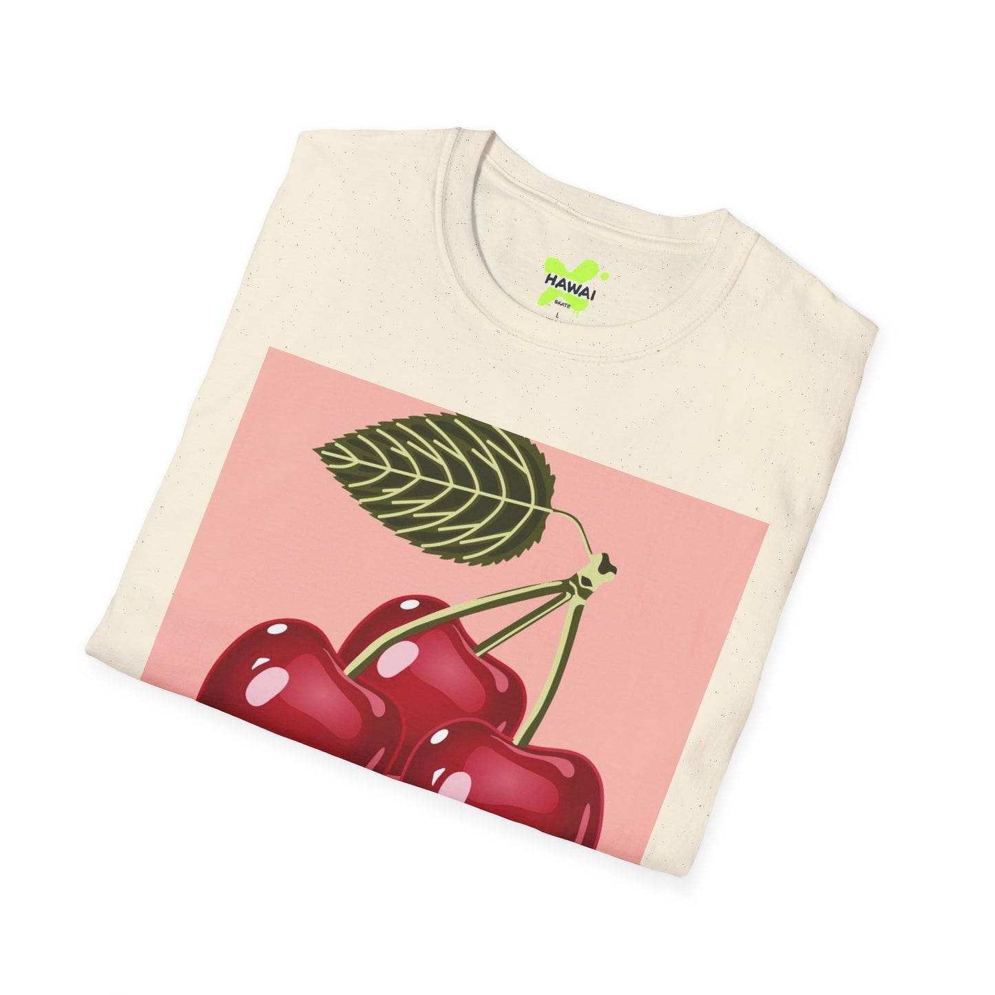 Retro Cherry Graphic T-Shirt for Fruit Lovers