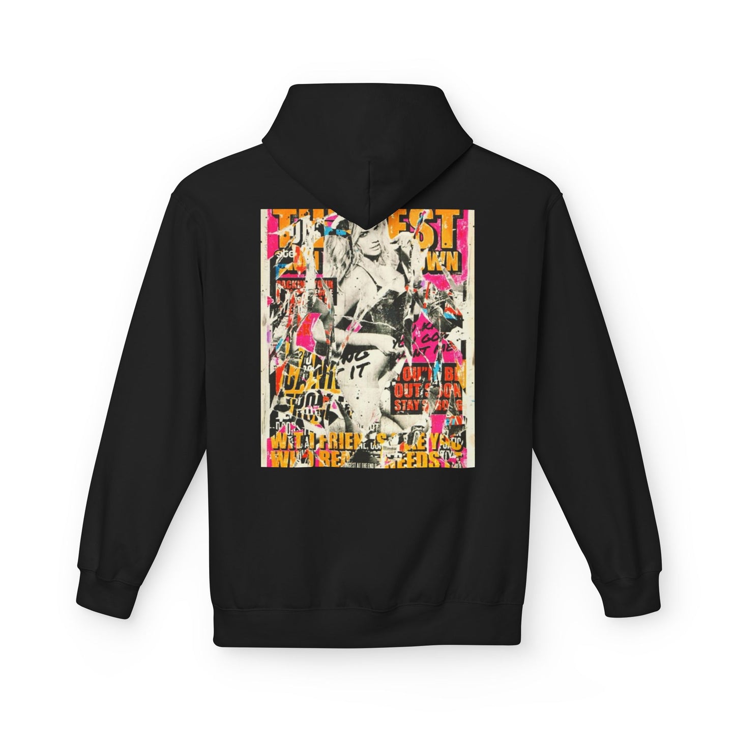 Unisex Midweight Softstyle Fleece Hoodie - Trendy Graphic Art Design