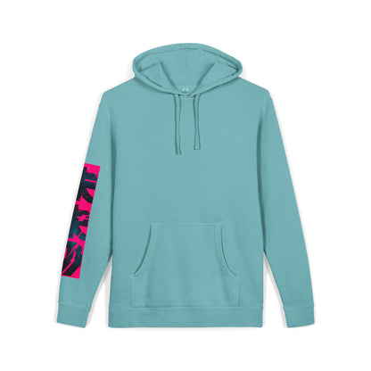 Pigment-Dyed Hoodie — Retro Racing Car Graphic ("911 GT3R")