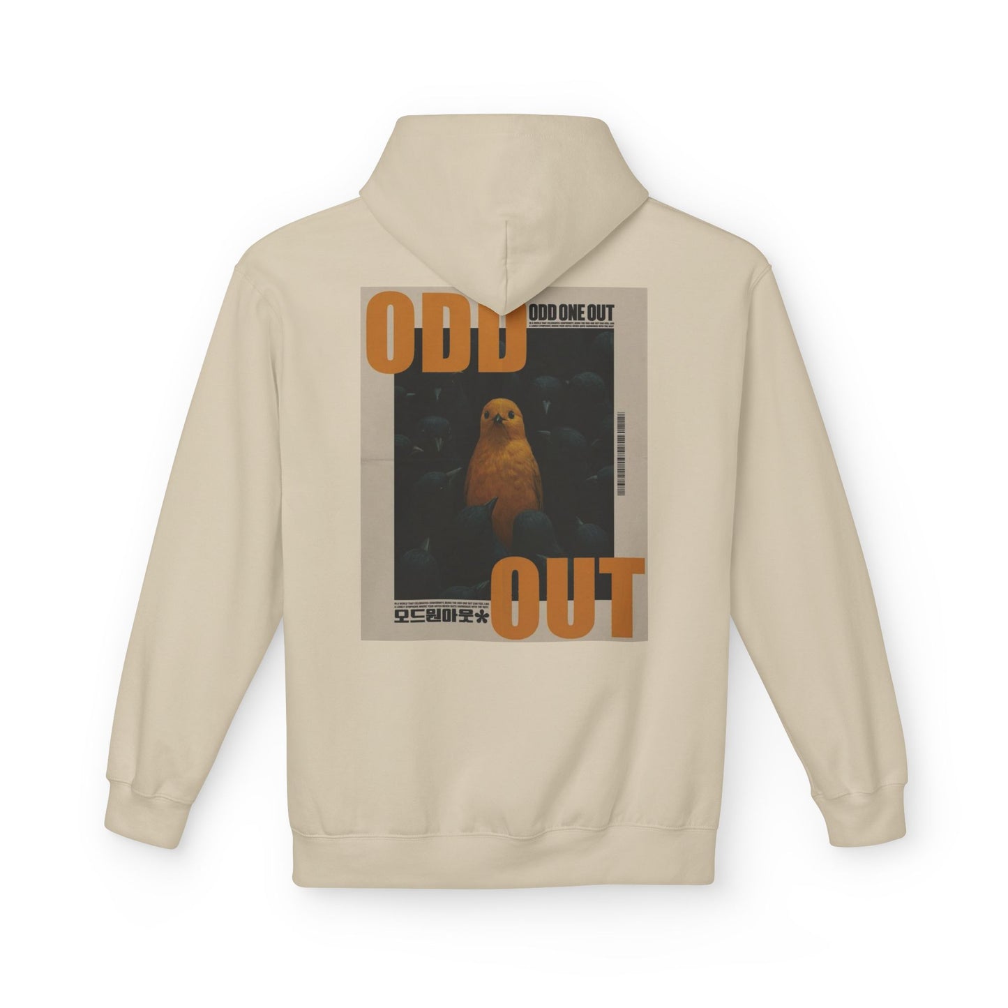 Unisex Fleece Hoodie - "Odd One Out" Design