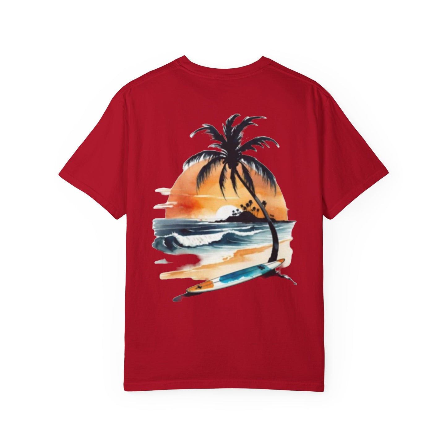Hawaii Skate Unisex Garment-Dyed T-Shirt - Fun Tropical Vibes