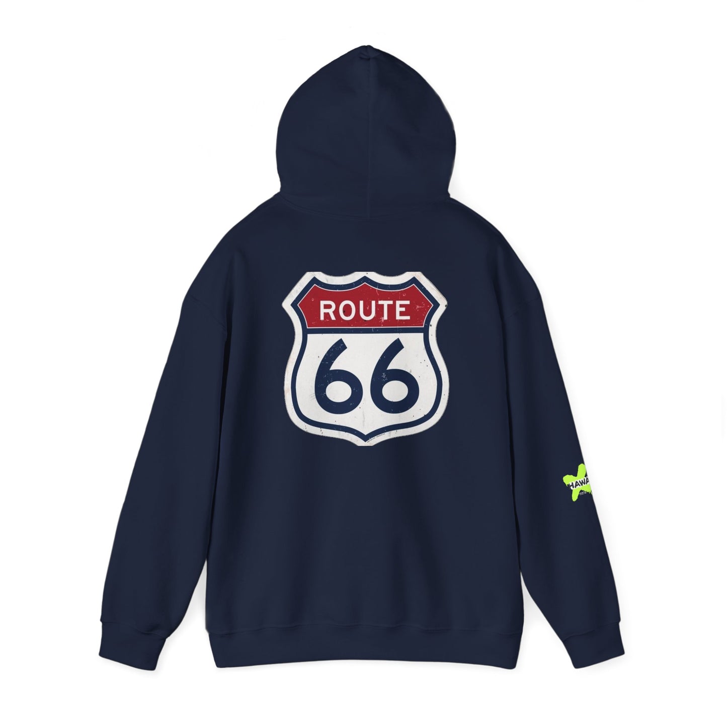 Route 66 Vintage Hooded Sweatshirt | Unisex Heavy Blend™