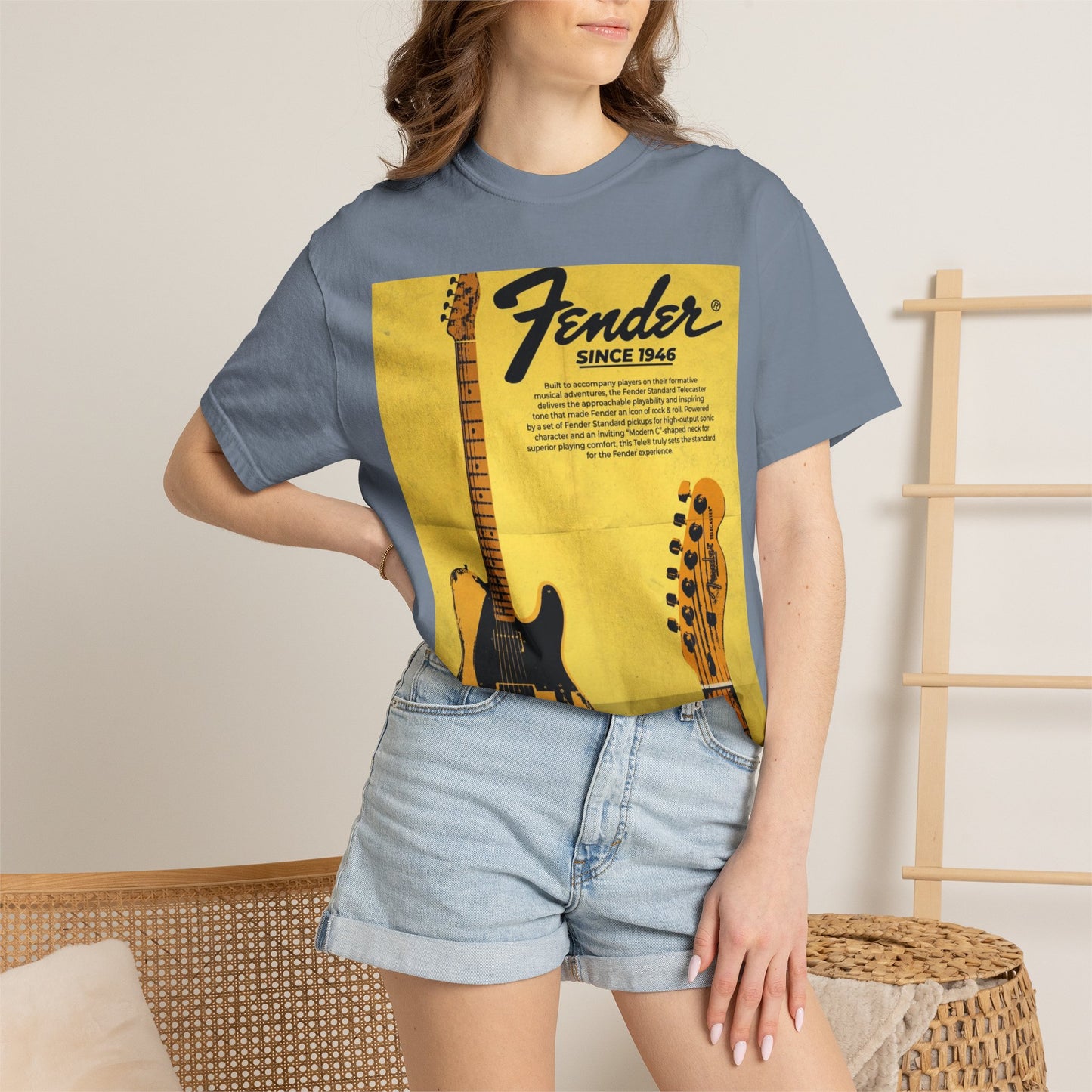 Fender Vintage Guitar T-Shirt — Since 1946 Graphic Tee