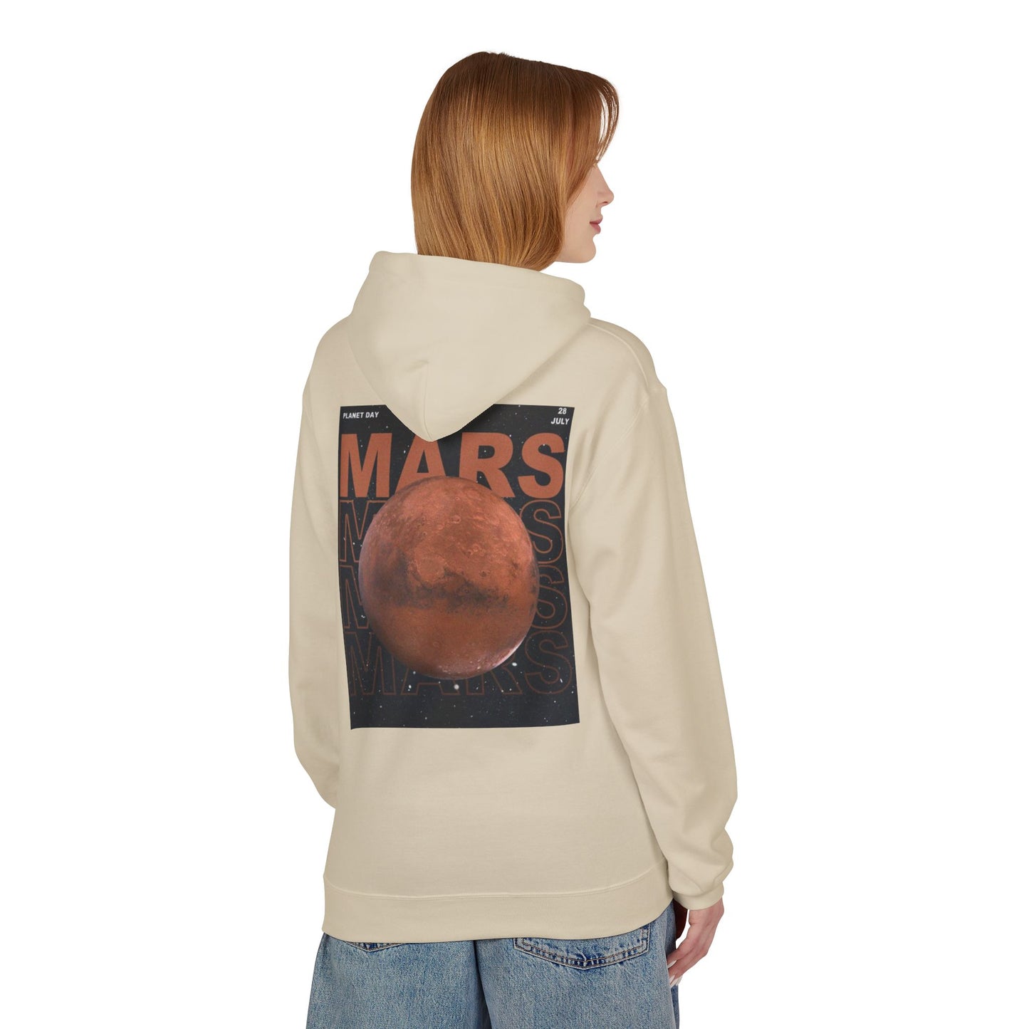 Mars Day Unisex Fleece Hoodie - Space Adventure Apparel