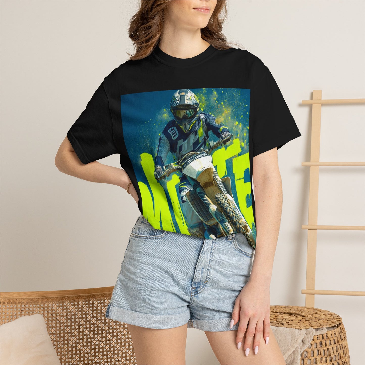 Motocross Dirt Bike Rider T‑Shirt — Extreme Off‑Road Racing Tee