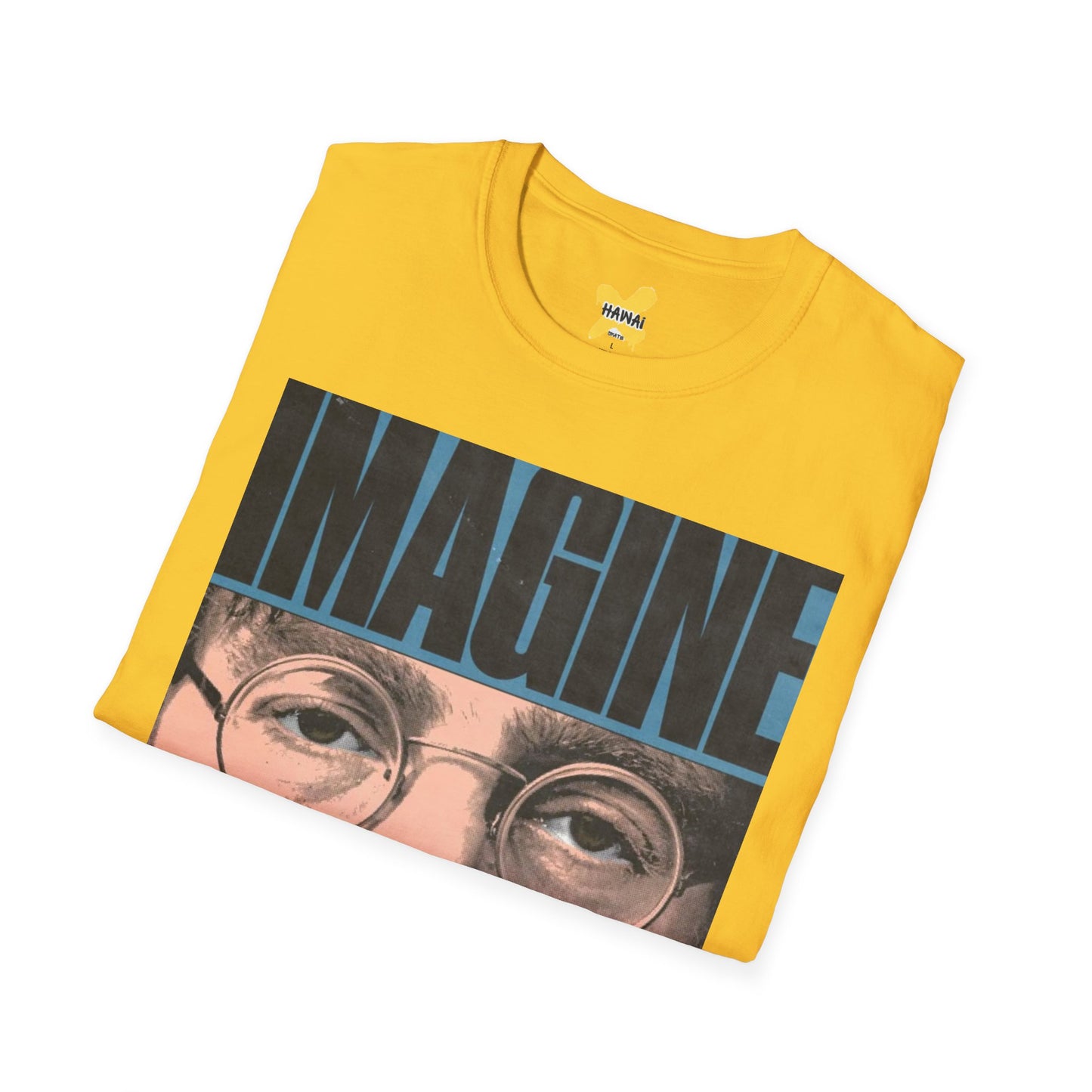 Imagine All the People Unisex Softstyle T-Shirt - Inspirational Graphic Tee for Comfort & Style
