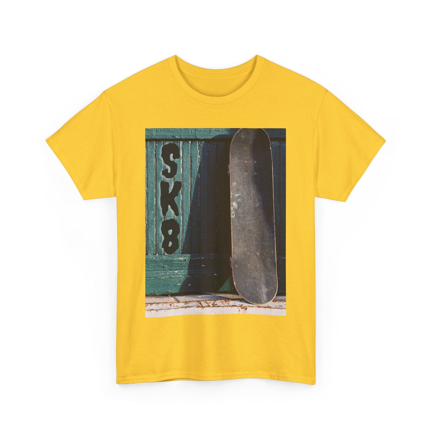 Skateboarding Vibes Unisex Heavy Cotton Tee - Perfect Gift for Skaters