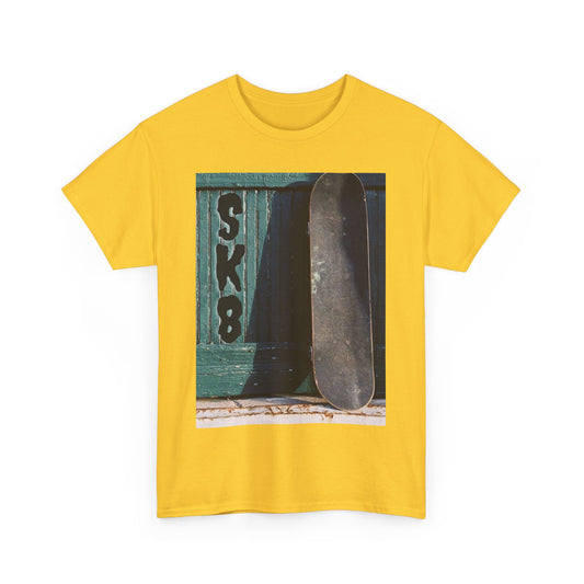Skateboarding Vibes Unisex Heavy Cotton Tee - Perfect Gift for Skaters