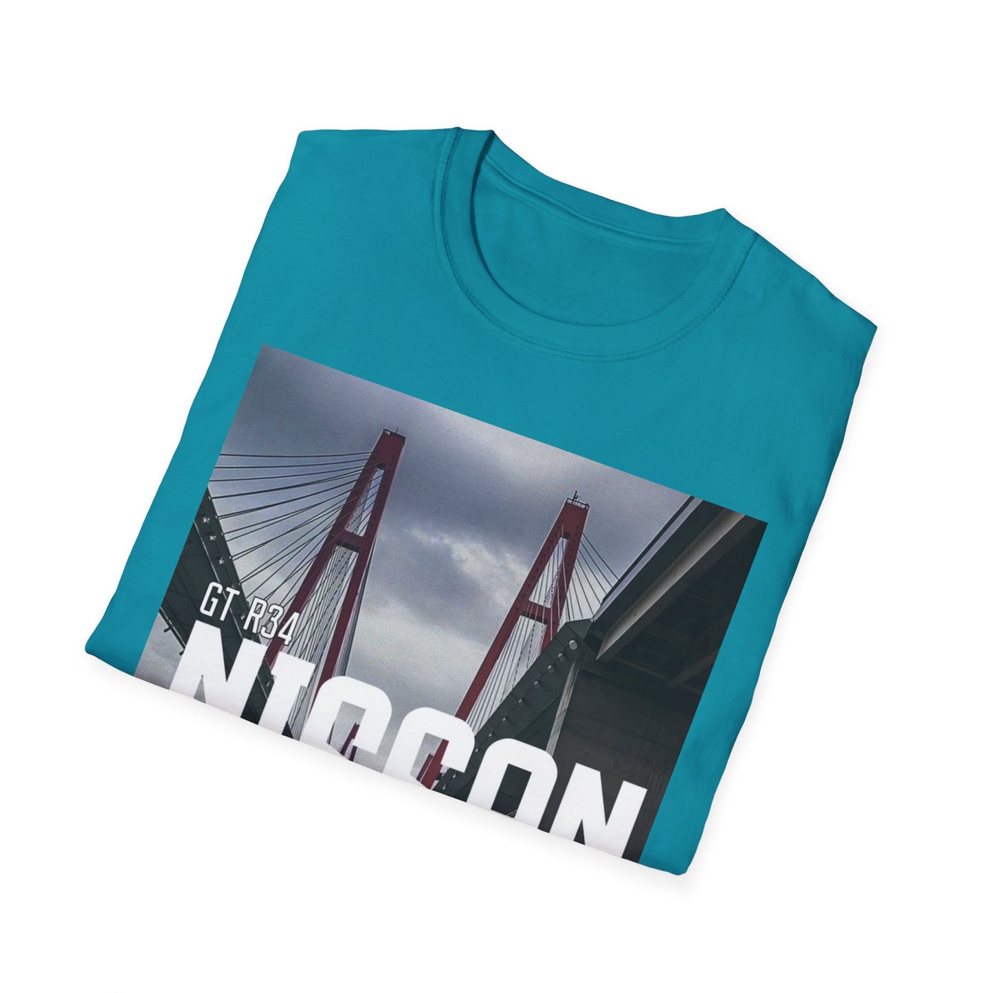 Nissan GT-R 34 Unisex Softstyle T-Shirt - Car Enthusiast Apparel