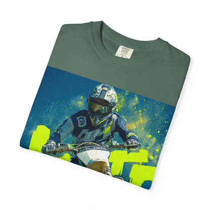Motocross Dirt Bike Rider T‑Shirt — Extreme Off‑Road Racing Tee