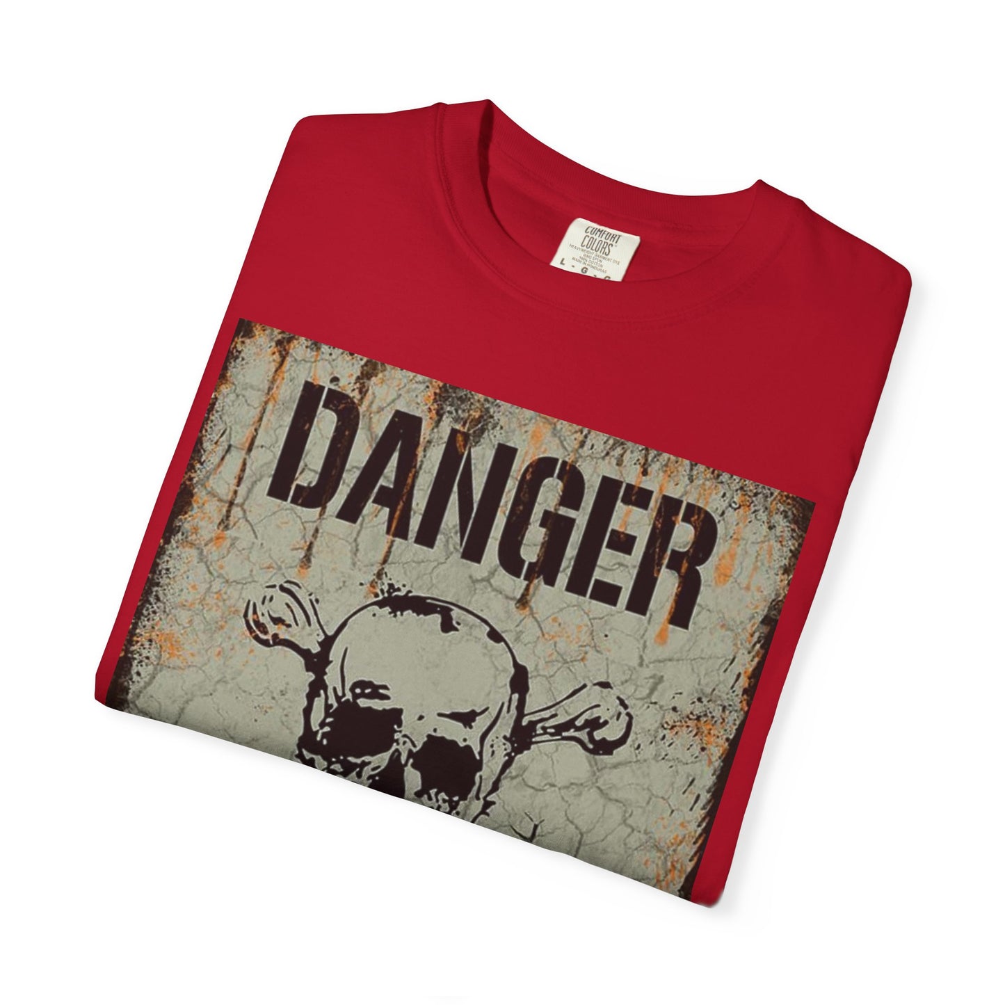 High Voltage Skull T-Shirt – Unisex Garment-Dyed Tee