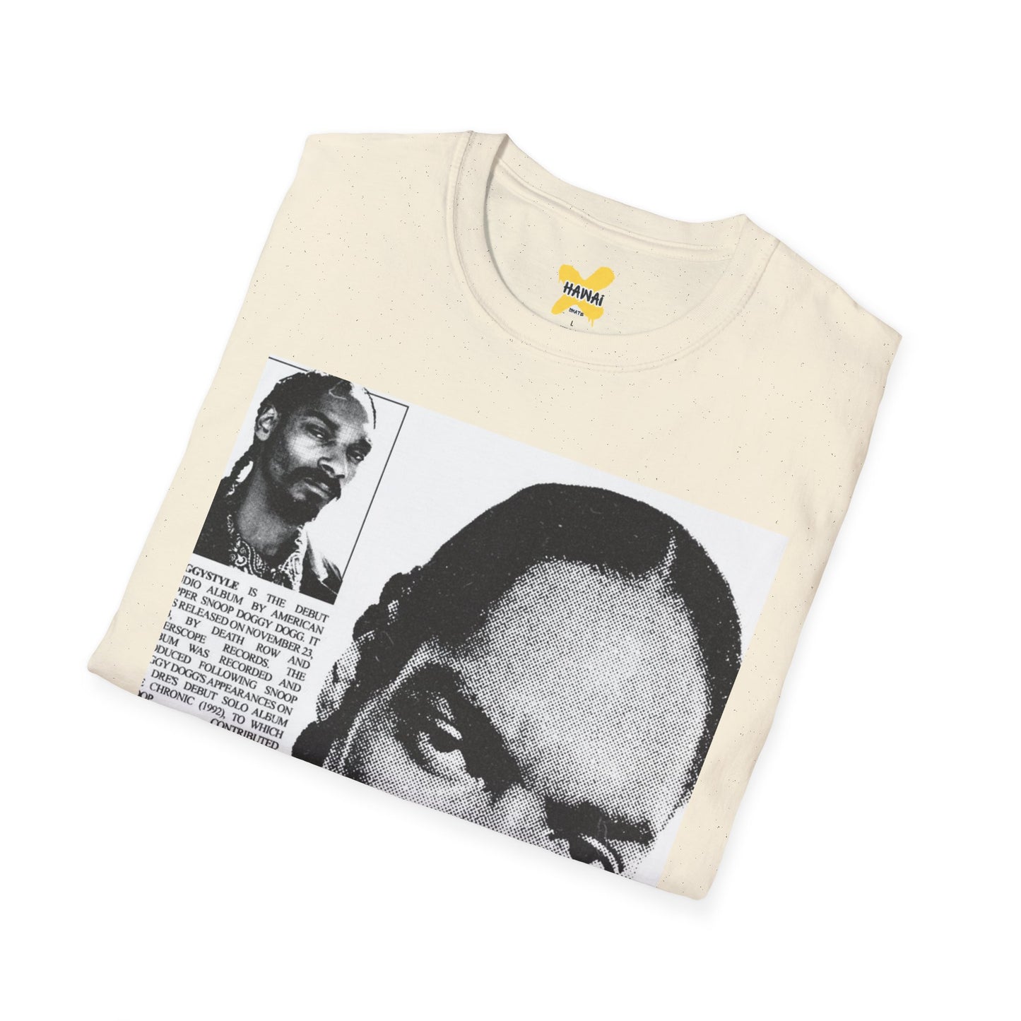 Retro Hip-Hop Unisex Softstyle T-Shirt with Snoop Dogg Design