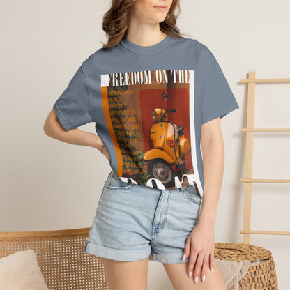 Vintage Vespa 'Freedom on the Road' T-Shirt