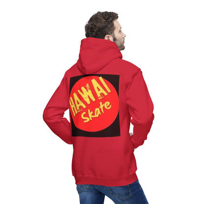 Hawaiian Skate Hoodie | Unisex Hooded Sweatshirt | Made in USA