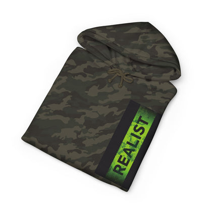 Realist Ghost Hoodie — Neon Yellow Graphic Pullover