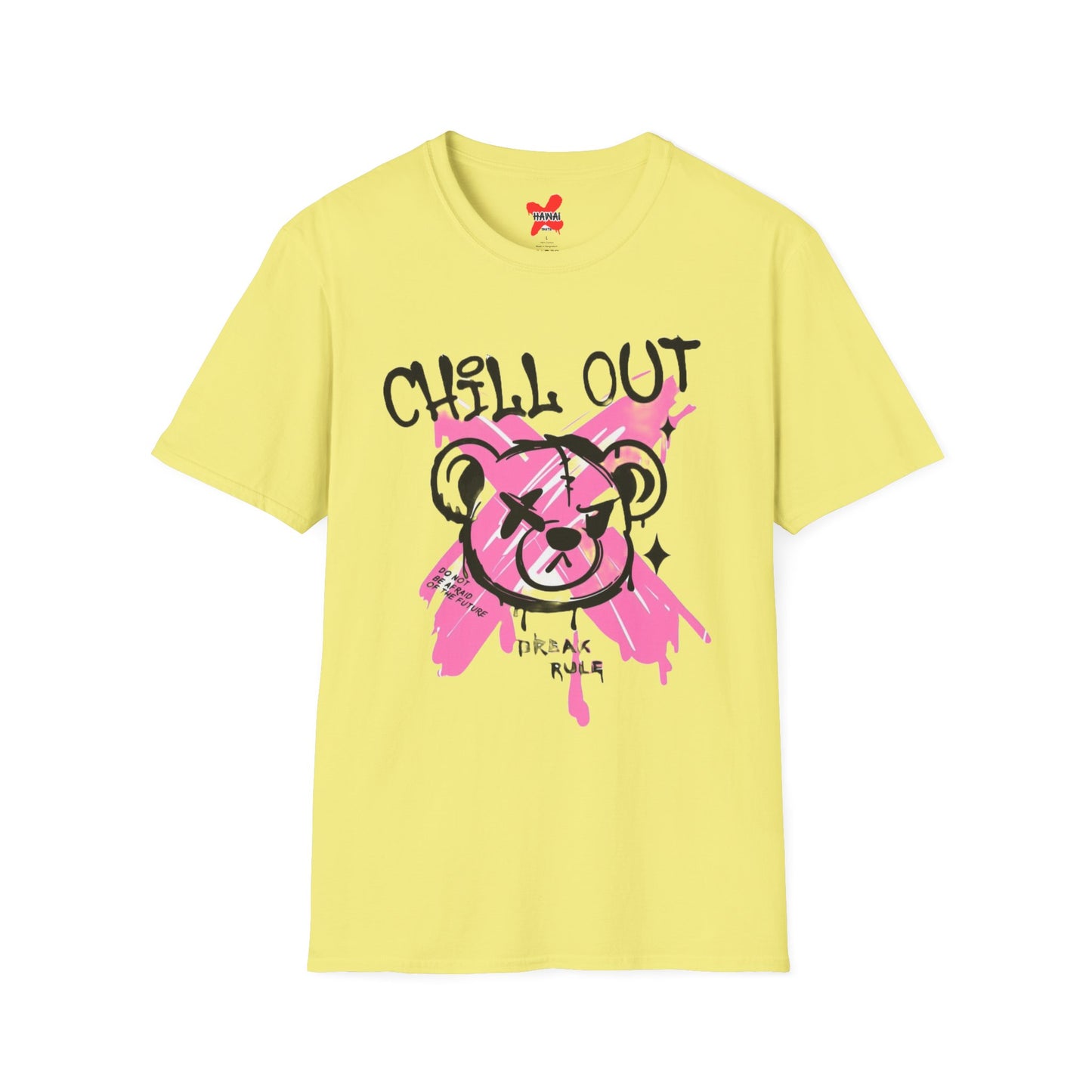 Chill Out Bear Graphic Tee for Relaxed Vibes