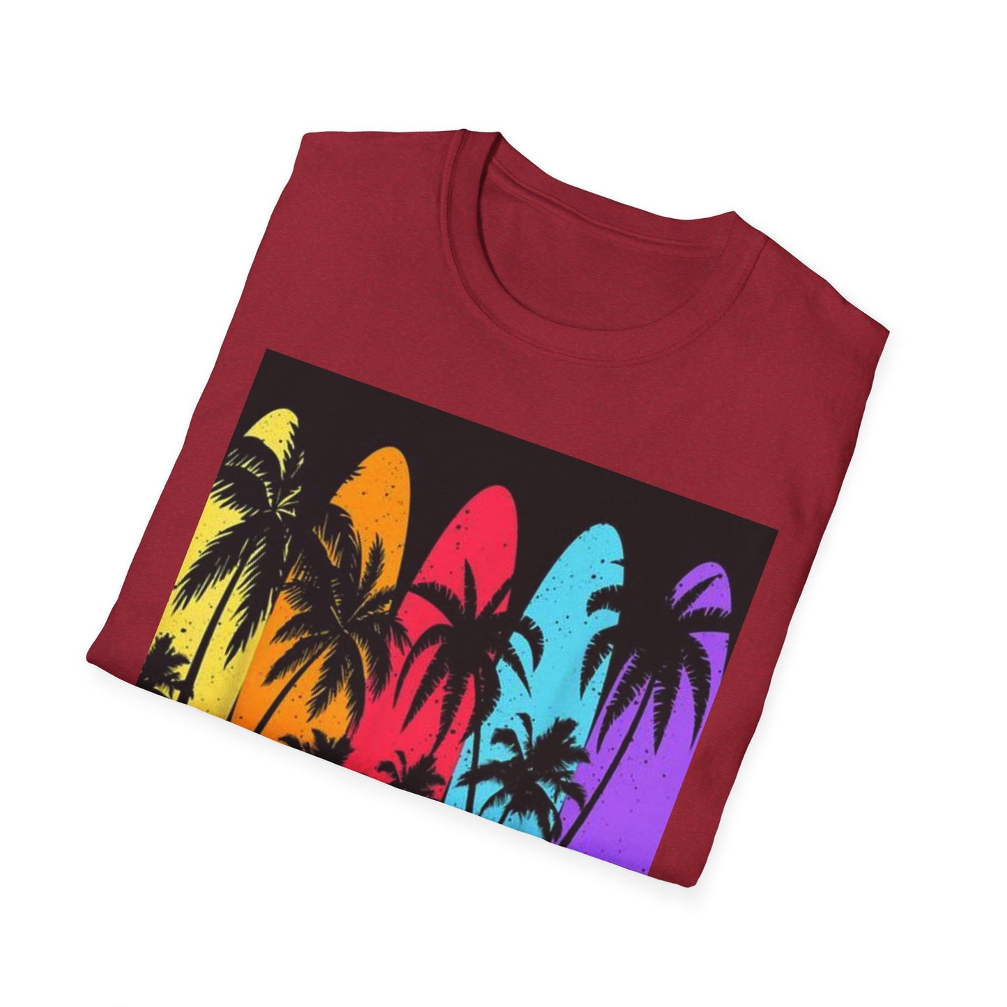 Aloha Surfing Vibe Unisex Softstyle T-Shirt