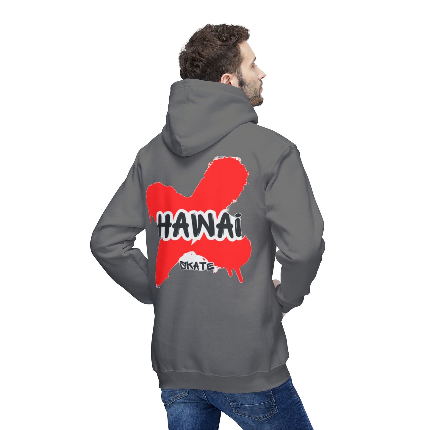 Hawaii Skate Unisex Hooded Sweatshirt - Perfect for Cool Weather Adventures