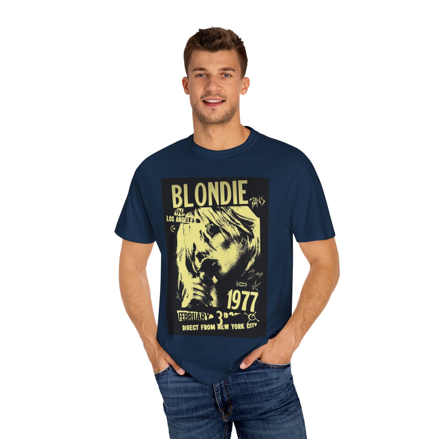 Vintage Blondie Concert T-Shirt - Unisex Garment-Dyed Tee