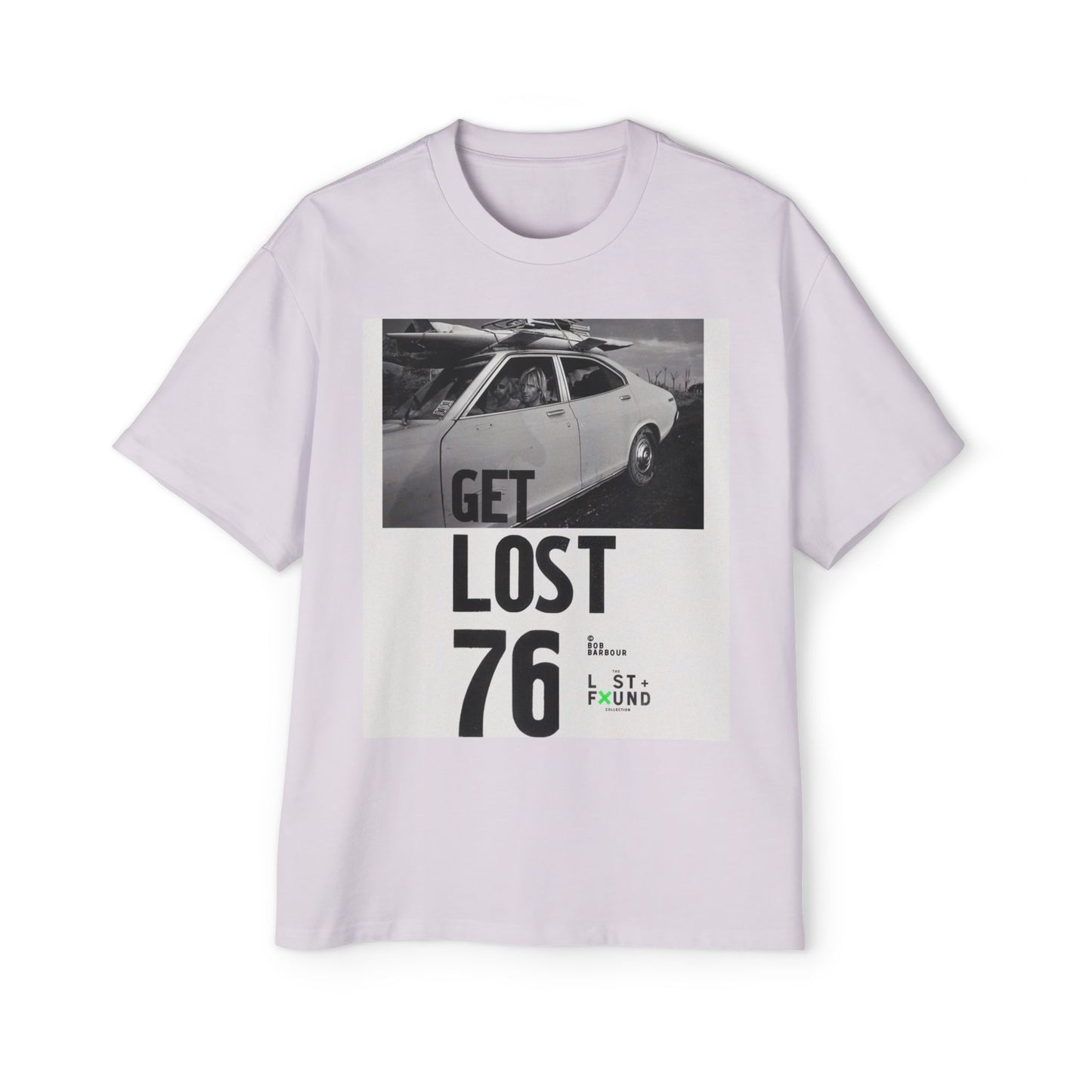 Get Lost 76 Tee — Vintage Car Graphic Oversized T‑Shirt