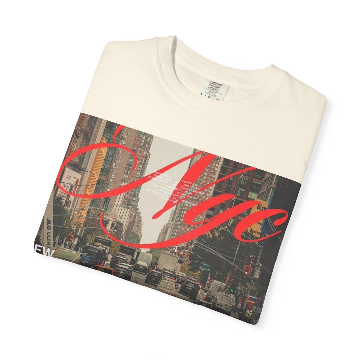 NYC Traffic Photo Tee — Midtown Manhattan Hudson Yards Graphic T-Shirt