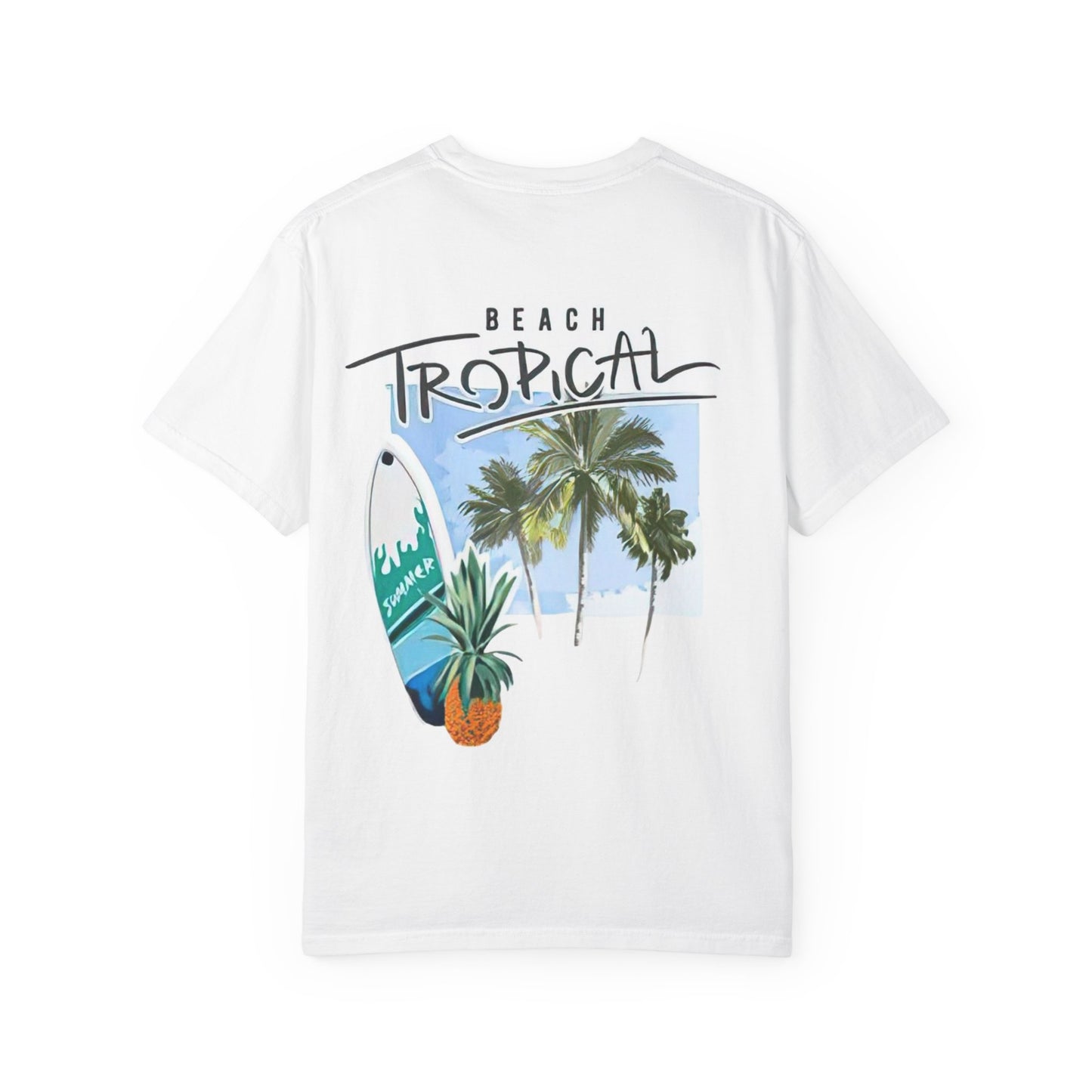 Tropical Graphic Tee, Unisex Beach Shirt, Summer Shirt, Vacation Wear, Casual Essentials, Gift for Beach Lovers