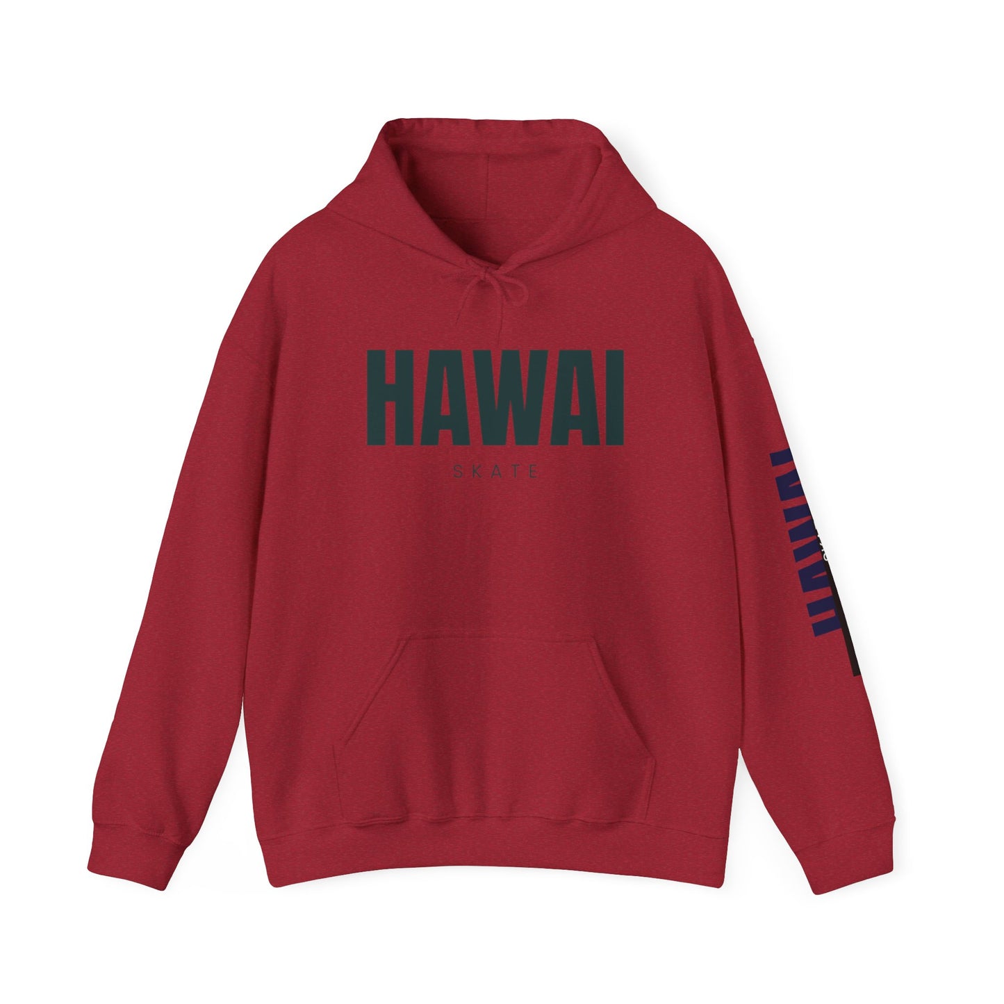 Hawai Skate Hooded Sweatshirt - Casual Streetwear, Unisex Pullover, Perfect for Skate Lovers, Ideal for Everyday Wear, Gift for Him/Her