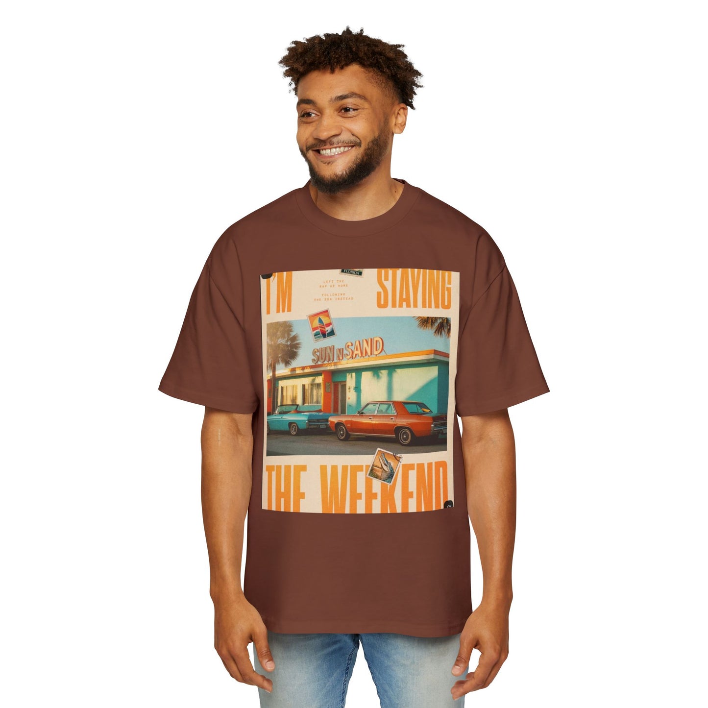 Weekend Vibes Tee — "I'm Staying the Weekend" Retro Diner Graphic T-Shirt