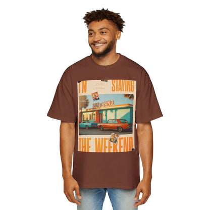 Weekend Vibes Tee — "I'm Staying the Weekend" Retro Diner Graphic T-Shirt