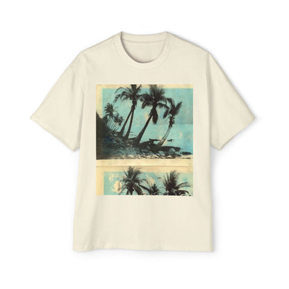 T-Shirt — Vintage Palm Beach Graphic Tee (Retro Tropical Sunset)
