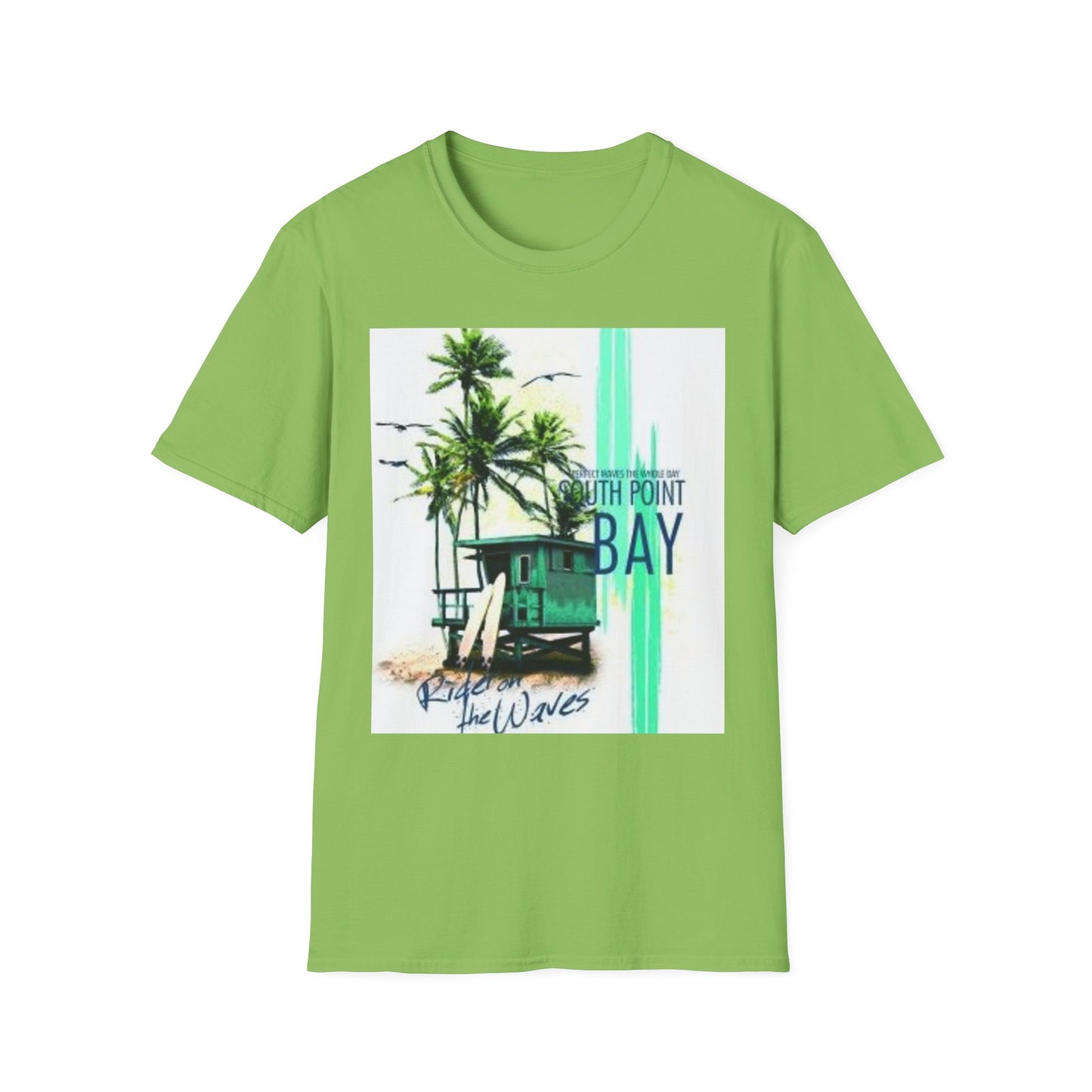 South Point Bay Graphic Tee | Unisex Softstyle T-Shirt, Beach Vibes, Casual Wear, Summer Fashion, Gift for Him or Her