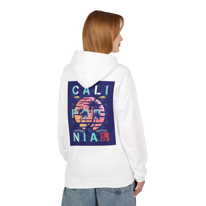 California Beach Vibes Unisex Fleece Hoodie - Softstyle Midweight Sweatshirt