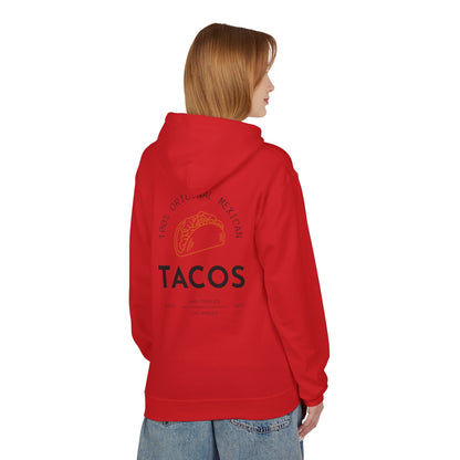 Unisex Taco Lover's Fleece Hoodie - 100% Original Mexican Design