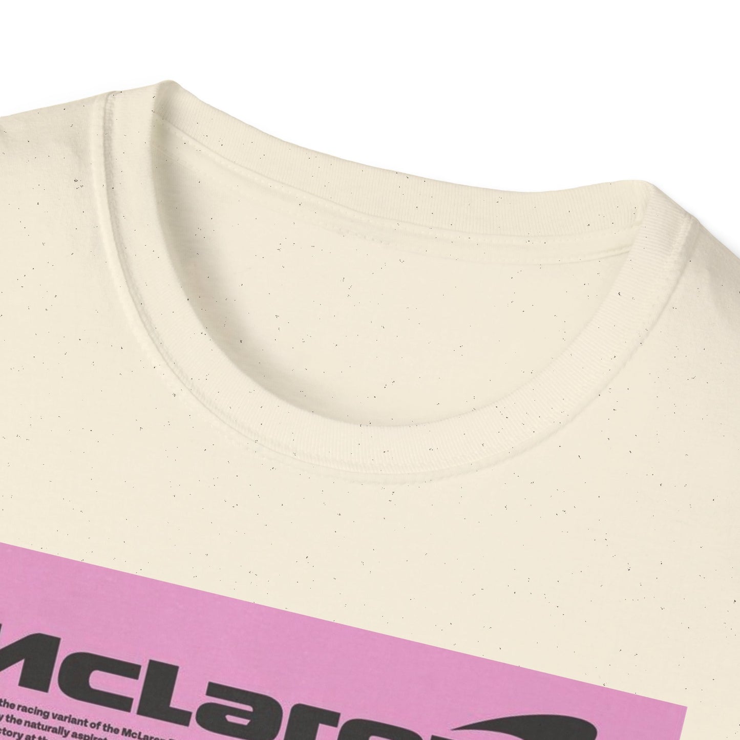 Retro McLaren Racing T-Shirt - Unisex Softstyle Tee for Car Enthusiasts