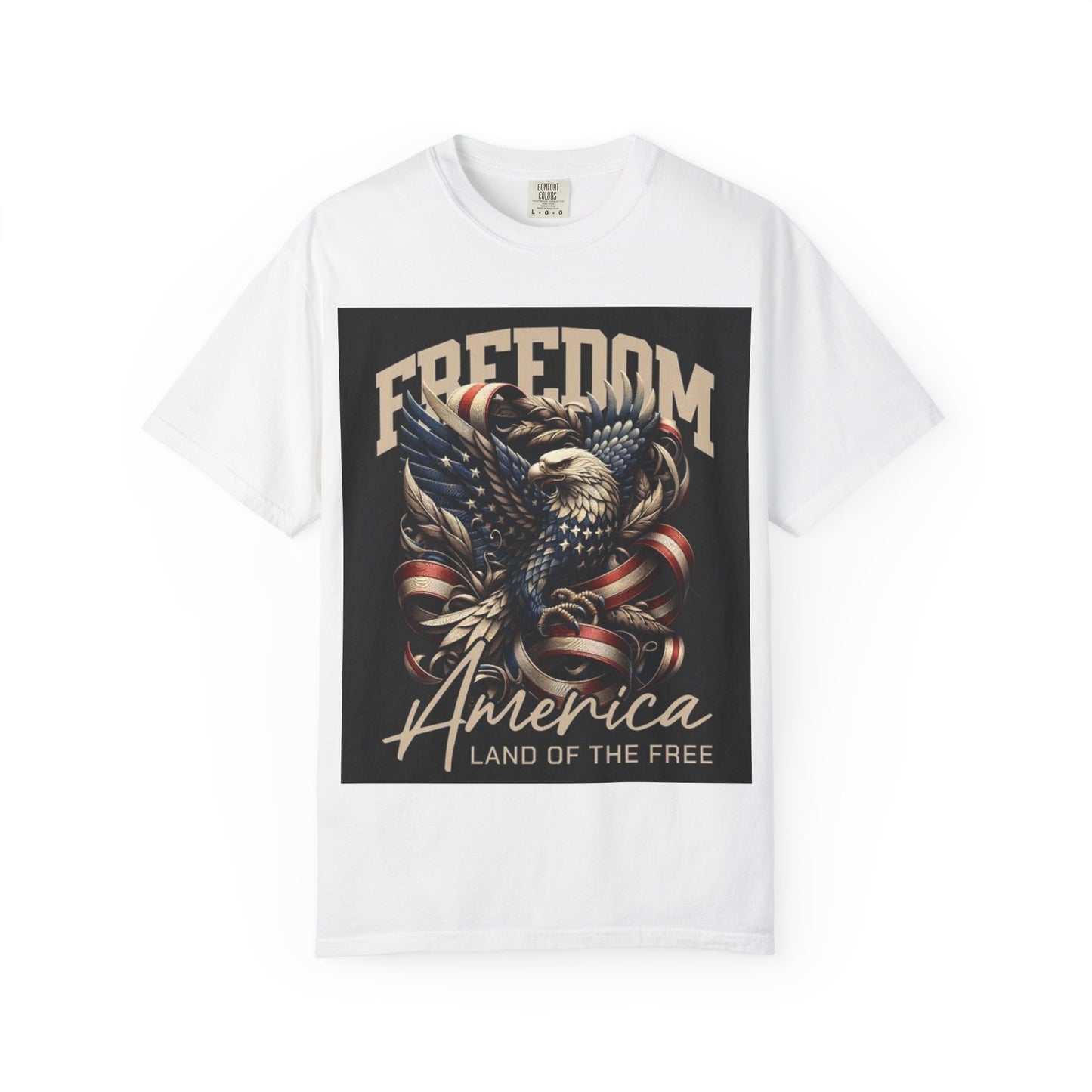 Patriotic Eagle T-Shirt, Freedom Apparel, American Pride Tee, Fourth of July Gift, Vintage Style Shirt