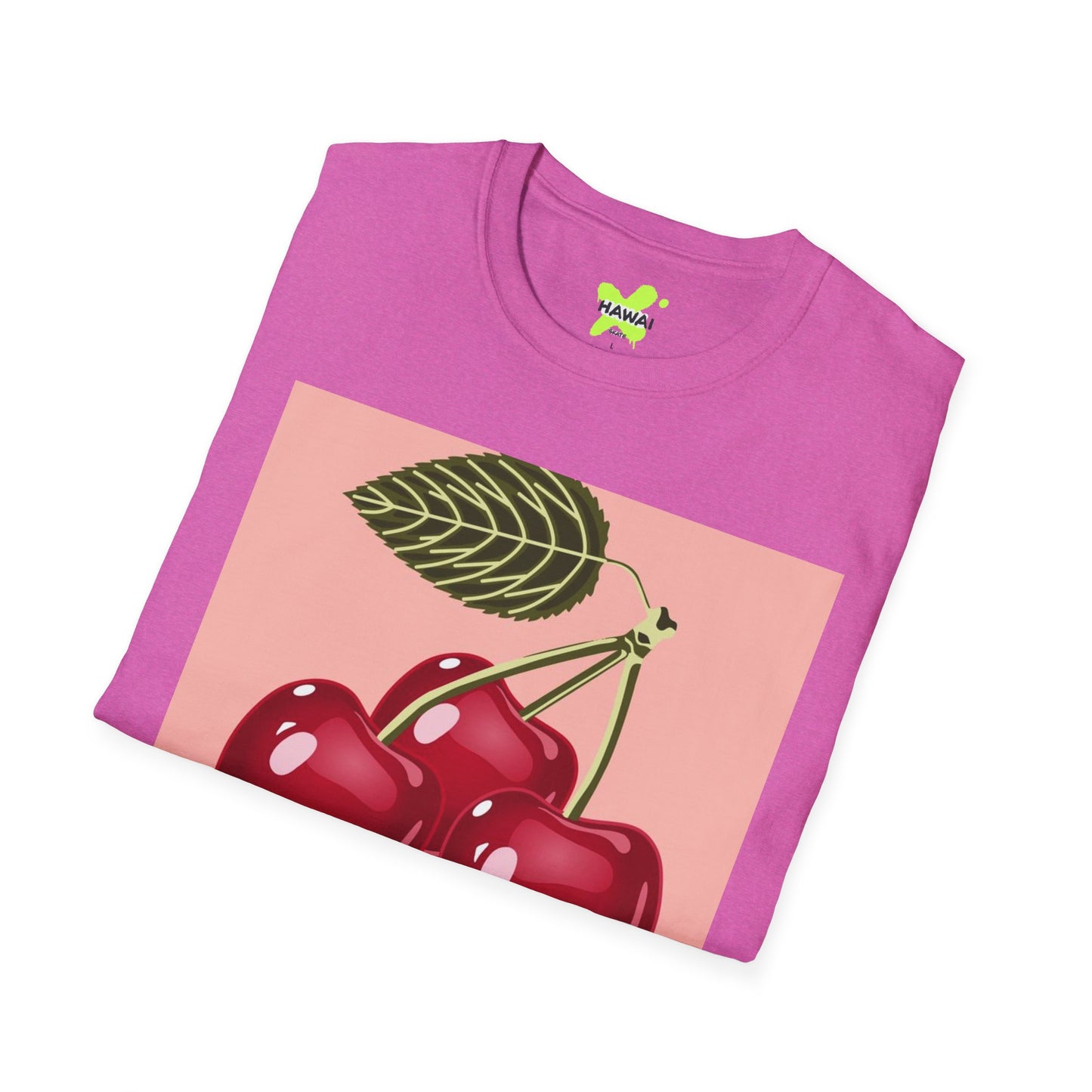 Retro Cherry Graphic T-Shirt for Fruit Lovers