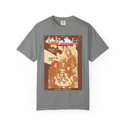 Retro Led Zeppelin T-Shirt | Unisex Garment-Dyed Tee for Music Lovers