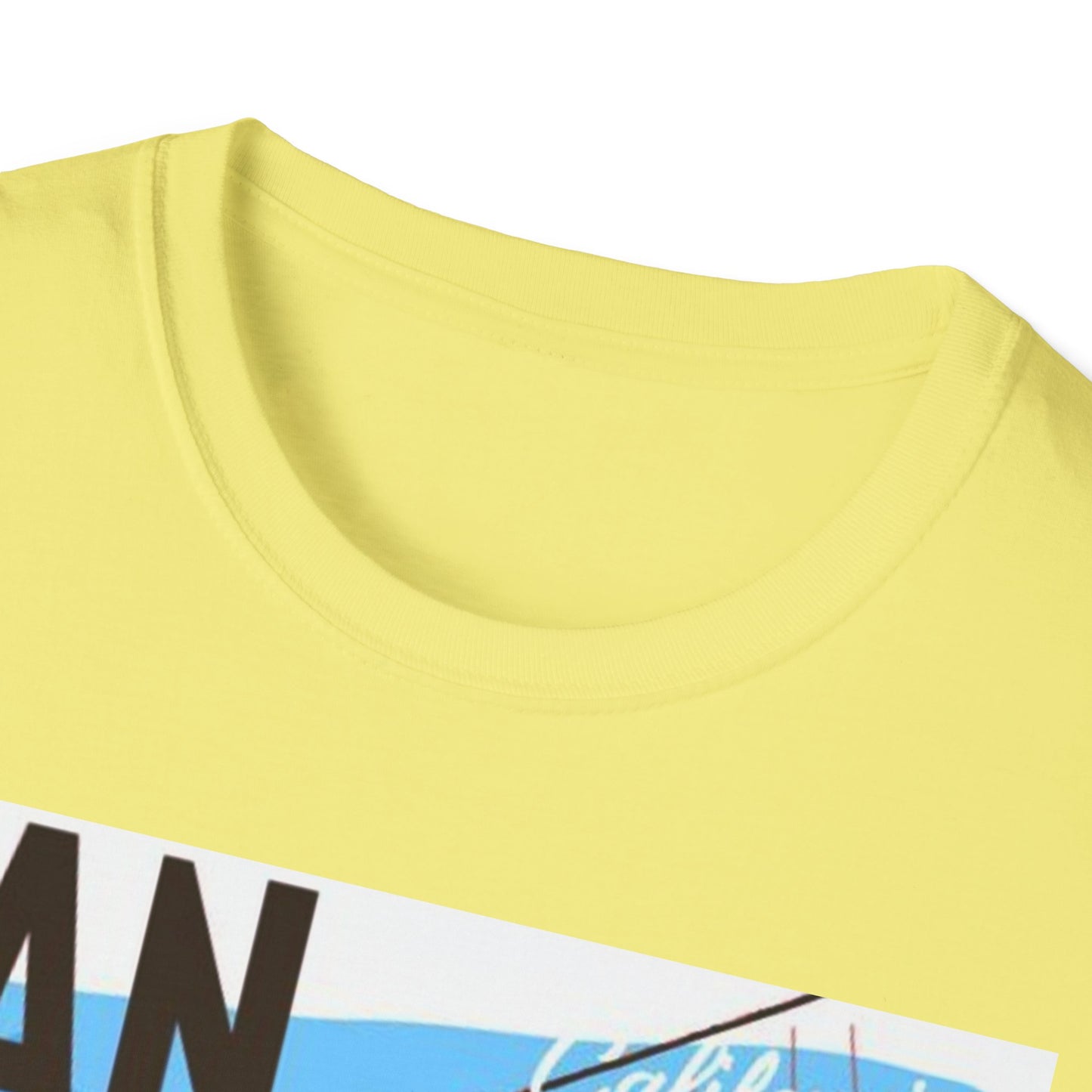 San Francisco Graphic Unisex Softstyle T-Shirt - California Vibe, Perfect for Beach Lovers