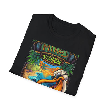 Beach Bar Vibes Unisex Softstyle T-Shirt - Perfect for Summer Fun and Relaxation
